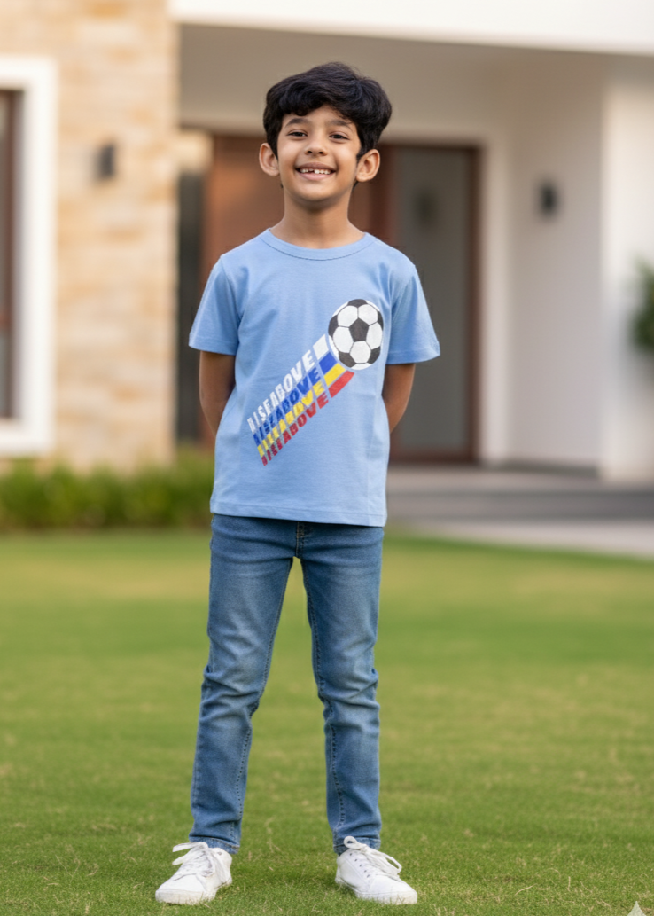 Kids Pure Cotton T-Shirt Combo Set (2 Pieces)