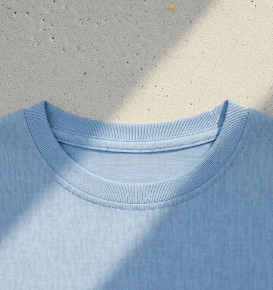 Kids 100% Pure Cotton Blue T-Shirt