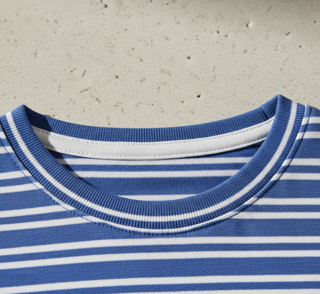 Kids 100% Pure Cotton Purple Stripes T-Shirt