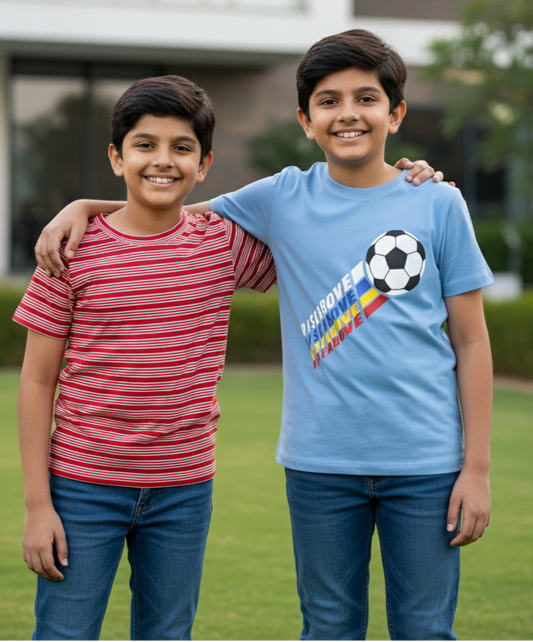 Kids Pure Cotton T-Shirt Combo Set (2 Pieces)