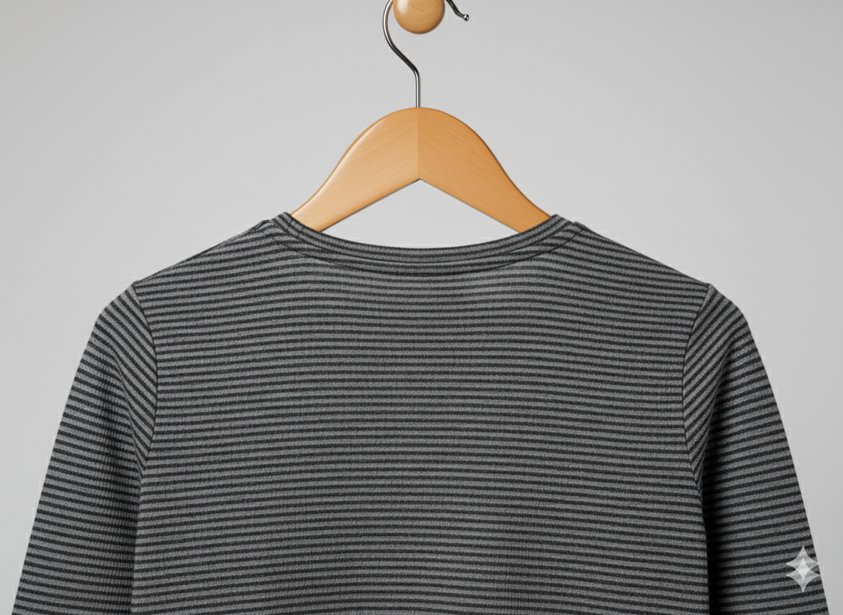 Blue Pure Cotton Full Sleeves Tshirt
