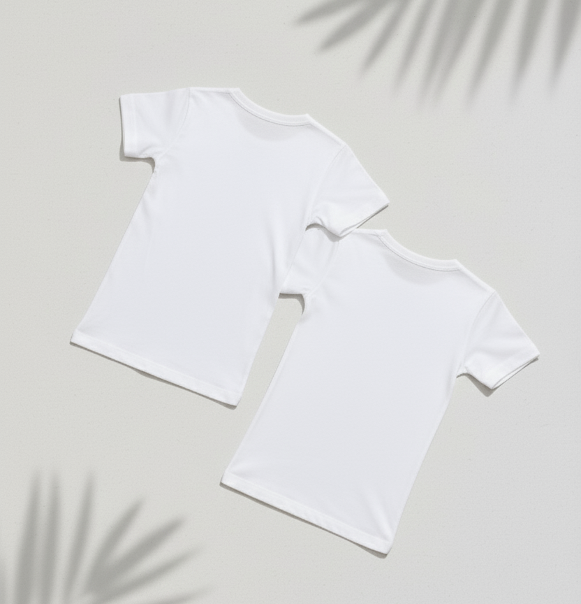 Kids Pure Cotton T-Shirt Combo Set (2 Pieces)