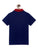 Boys Blue Solid Polo Mercerised Cotton T-shirt freeshipping - Ladore
