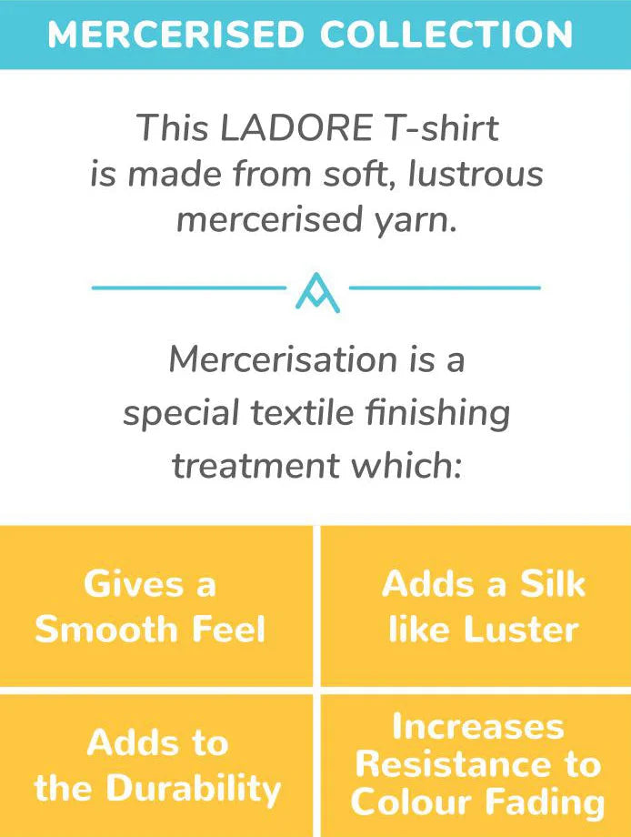 Boys Red Striped Polo Mercerised Cotton T-shirt Ladore