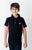 Kids Black Smart Party Wear Cotton Polo Tshirt Ladore
