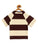 Kids Maroon Striped Round Neck Cotton T-shirt freeshipping - Ladore