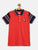 Kids Red Half Sleeves Cotton Polo T-shirt freeshipping - Ladore