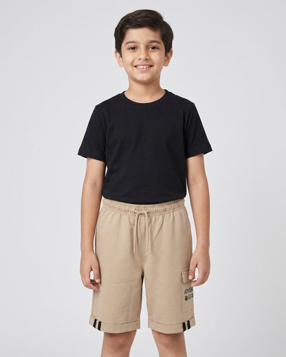 Boys Adventure Gear 100% Cotton Beige Shorts