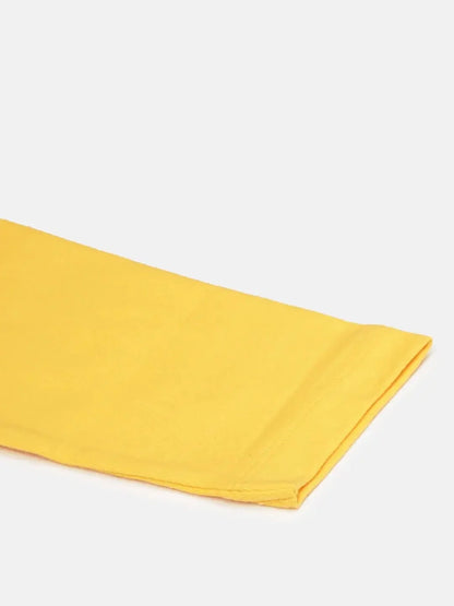 Boys Yellow Construction Vehicles Full Sleeves Cotton T-shirt - Ladore