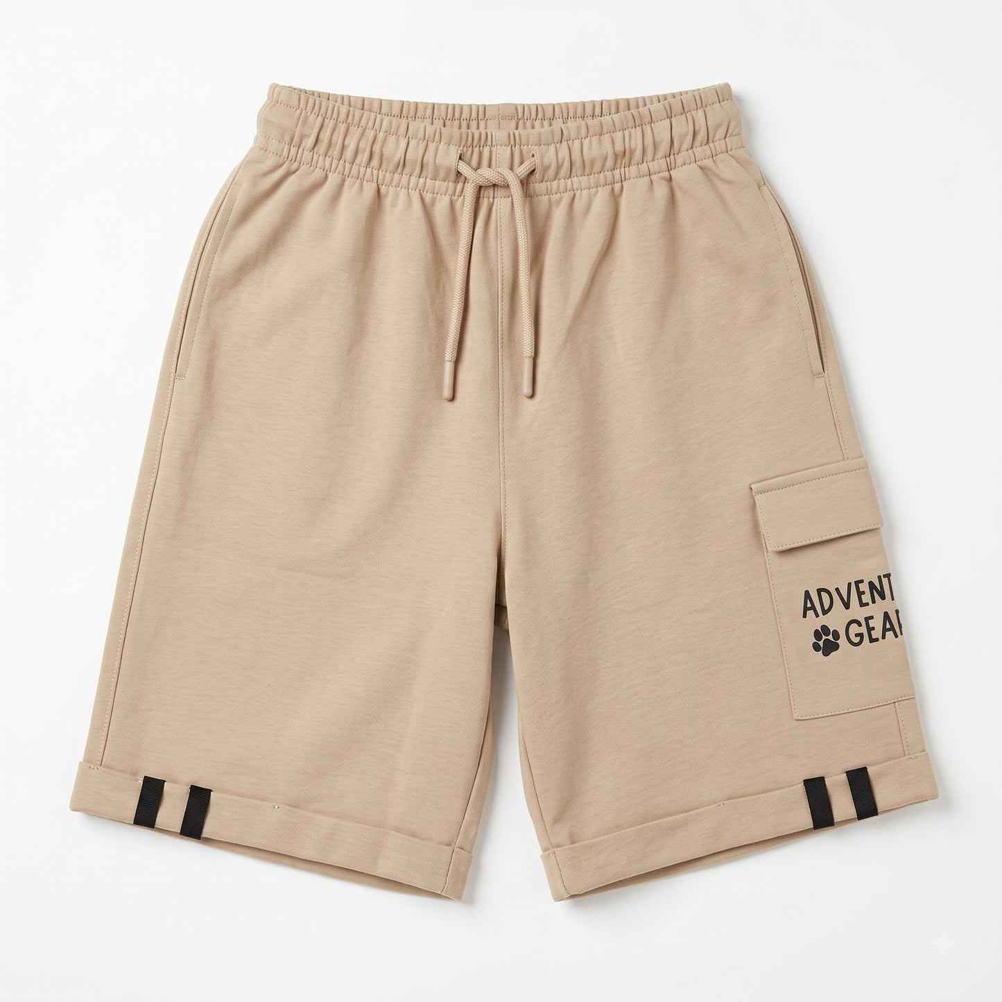 Boys Adventure Gear 100% Cotton Beige Shorts