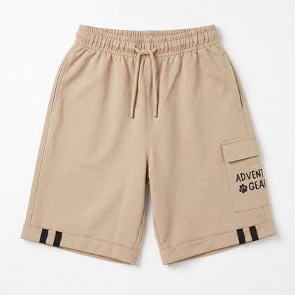 Boys Adventure Gear 100% Cotton Beige Shorts