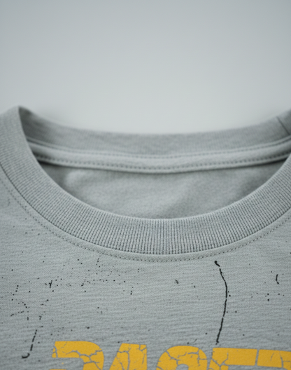 Grey Racer Printed Organic Cotton T-shirt