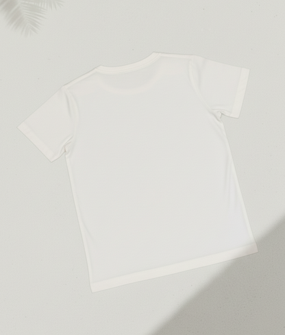 Kids 100% Pure Cotton White Tiger Printed T-Shirt