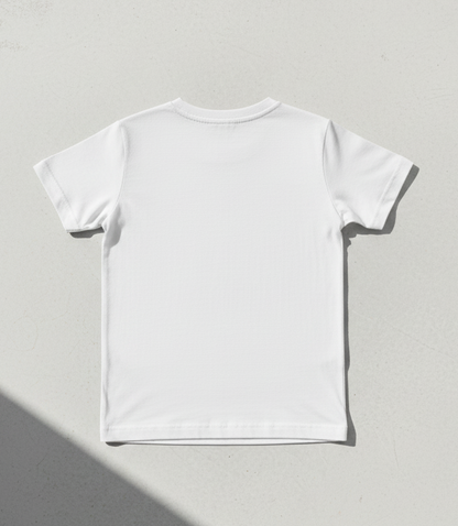 Kids 100% Pure Cotton A Little Dirt White T-Shirt