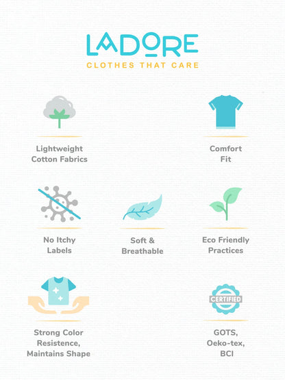 Yellow and Navy 100% Cotton Smart Polo Tshirt - Ladore