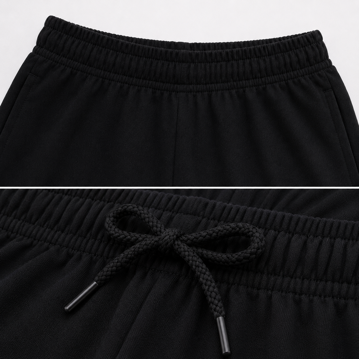 Boys Mission Ready 100% Cotton Black Shorts