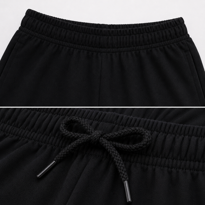 Boys Mission Ready 100% Cotton Black Shorts