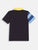 Ladore Yellow and Navy 100% Cotton Smart Polo Tshirt Ladore