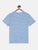 Blue Headphone Printed Round Neck Mercerised Cotton T-shirt freeshipping - Ladore