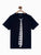 Boys Black Tie Printed Round Neck Cotton T-shirt freeshipping - Ladore