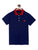 Boys Blue Solid Polo Mercerised Cotton T-shirt freeshipping - Ladore