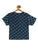 Kids Blue All over Printed Half Sleeves Organic Cotton T-shirt freeshipping - Ladore