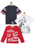 Kids Combo Pack of 3 Cotton T-Shirts (Age 6-12 years)
