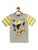 Kids Grey Car Printed Round Neck T-shirt freeshipping - Ladore