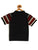 Kids Maroon and Navy Striped Polo Cotton T-shirt freeshipping - Ladore