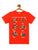 Kids Red Half Sleeves Cube Game Cotton T-shirt freeshipping - Ladore