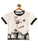 Kids White Helicopter Printed Round Neck Cotton T-shirt freeshipping - Ladore