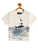 Kids White Surfer Printed Round Neck Cotton T-shirt freeshipping - Ladore