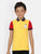 Kids Yellow Embroidery Mercerised Cotton Polo T-shirt freeshipping - Ladore