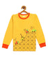 Kids Yellow Full Sleeves Roller Coaster T-shirt