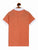 Orange Solid Polo Cotton T-shirt With Embroidery freeshipping - Ladore