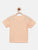 Peach Music Printed Round Neck Cotton T-shirt freeshipping - Ladore