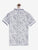 White Printed Polo Cotton T-shirt freeshipping - Ladore