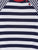 White Striped Round Neck Cotton T-shirt freeshipping - Ladore